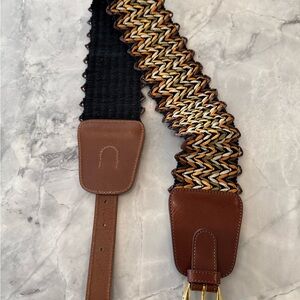 Stylish Luisa Spagnoli Brown and Black Womens Belt -large